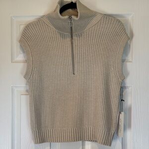 Rachel Zoe Beige Cowl Neck Sweater